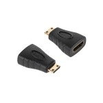 Złącze HDMI gniazdo-wtyk mini HDMI pozłacany