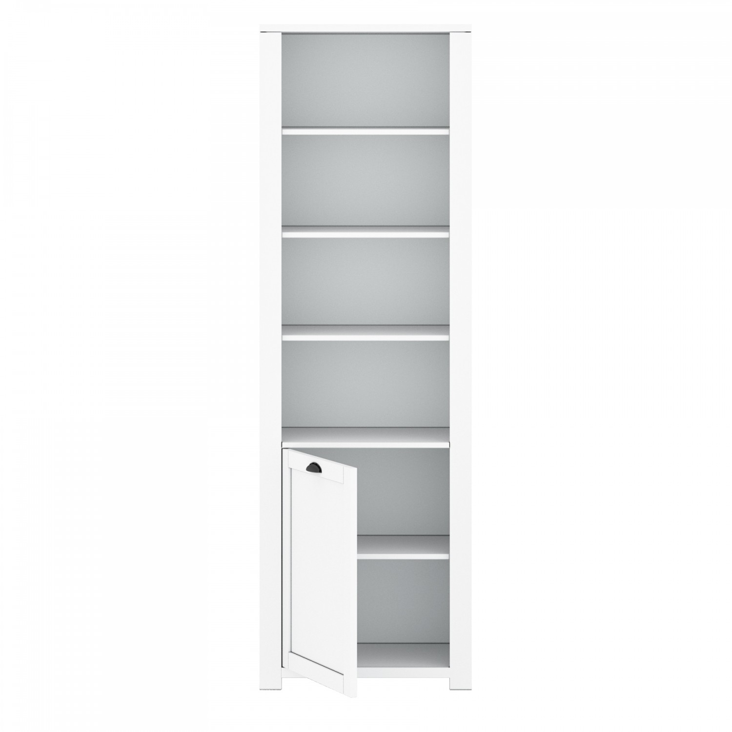 MONE R CUPBOARD 1D nimfea abla / white matt