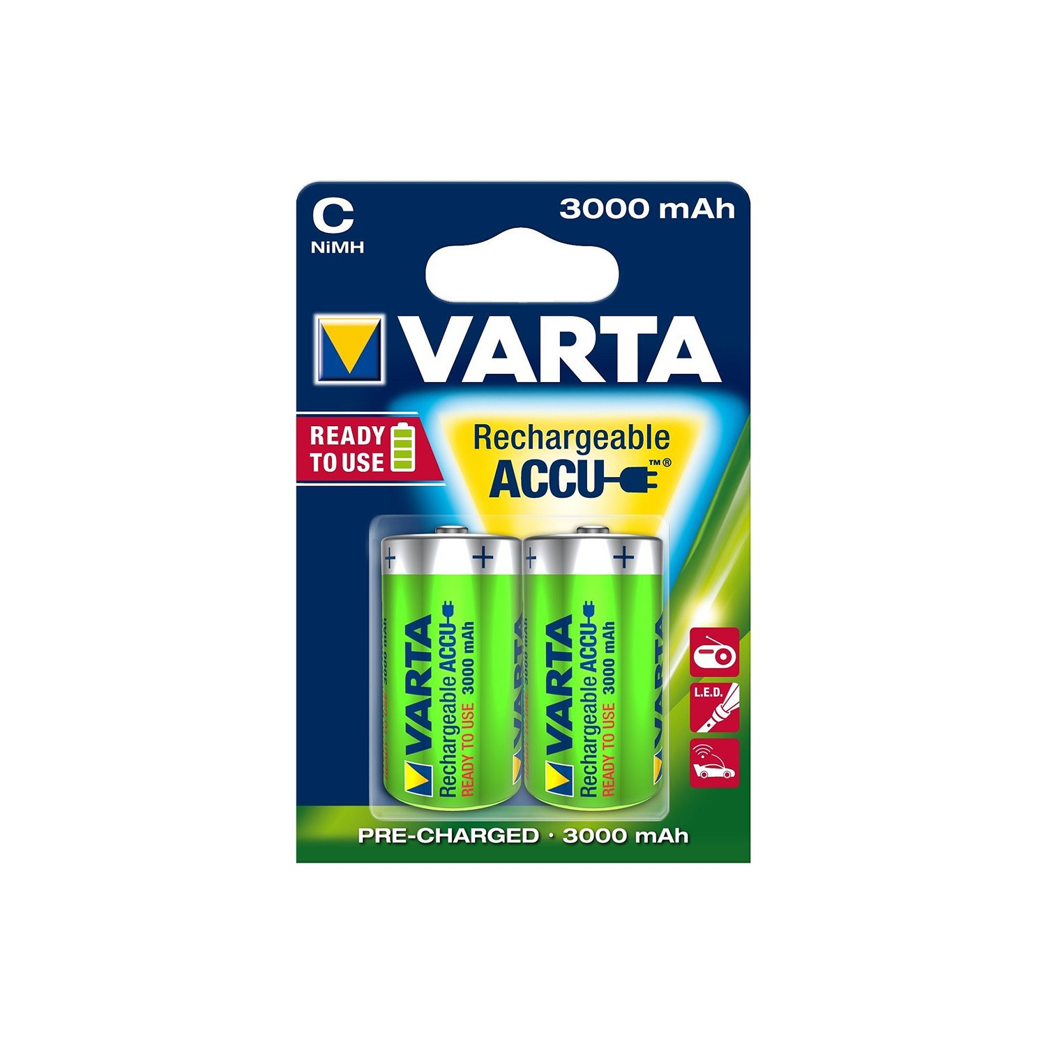 Akumulator VARTA R14 NiMh 3000mAh 2szt./blist.