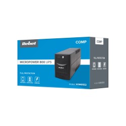 Zasilacz awaryjny UPS REBEL Micropower 800 offline, 800VA/480W, 230 V, 50Hz