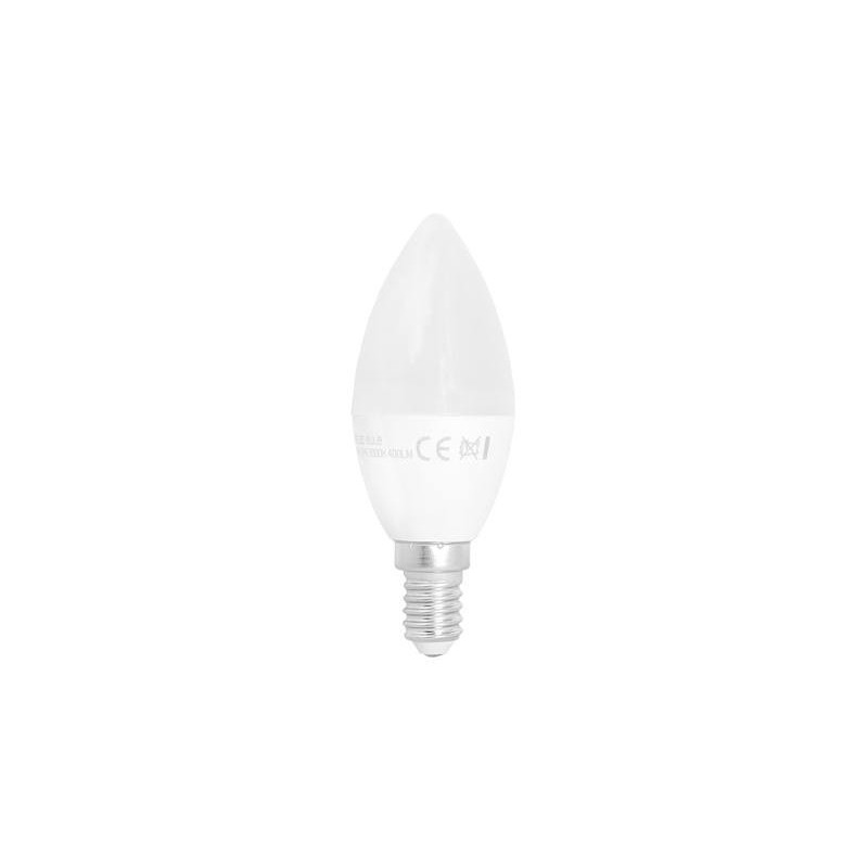 Żarówka E14 5W biała ciepła LTC LED C37 SMD 230V 400lm