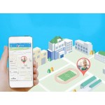 Smartwatch dla dzieci Q12 różowy PL LOKALIZATOR GPS SIM S.O.S.