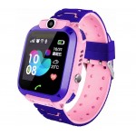 Smartwatch dla dzieci Q12 różowy PL LOKALIZATOR GPS SIM S.O.S.
