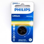 Philips Bateria CR2032 Lithium 1szt Phil-CR2032/01B