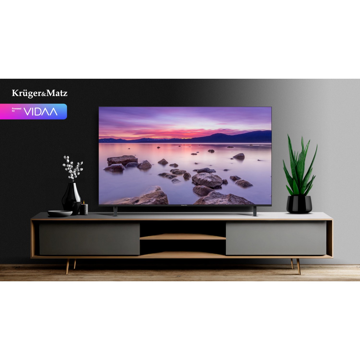 Telewizor Kruger&Matz 65" UHD smart DVB-T2/S2 H.265 Hevc