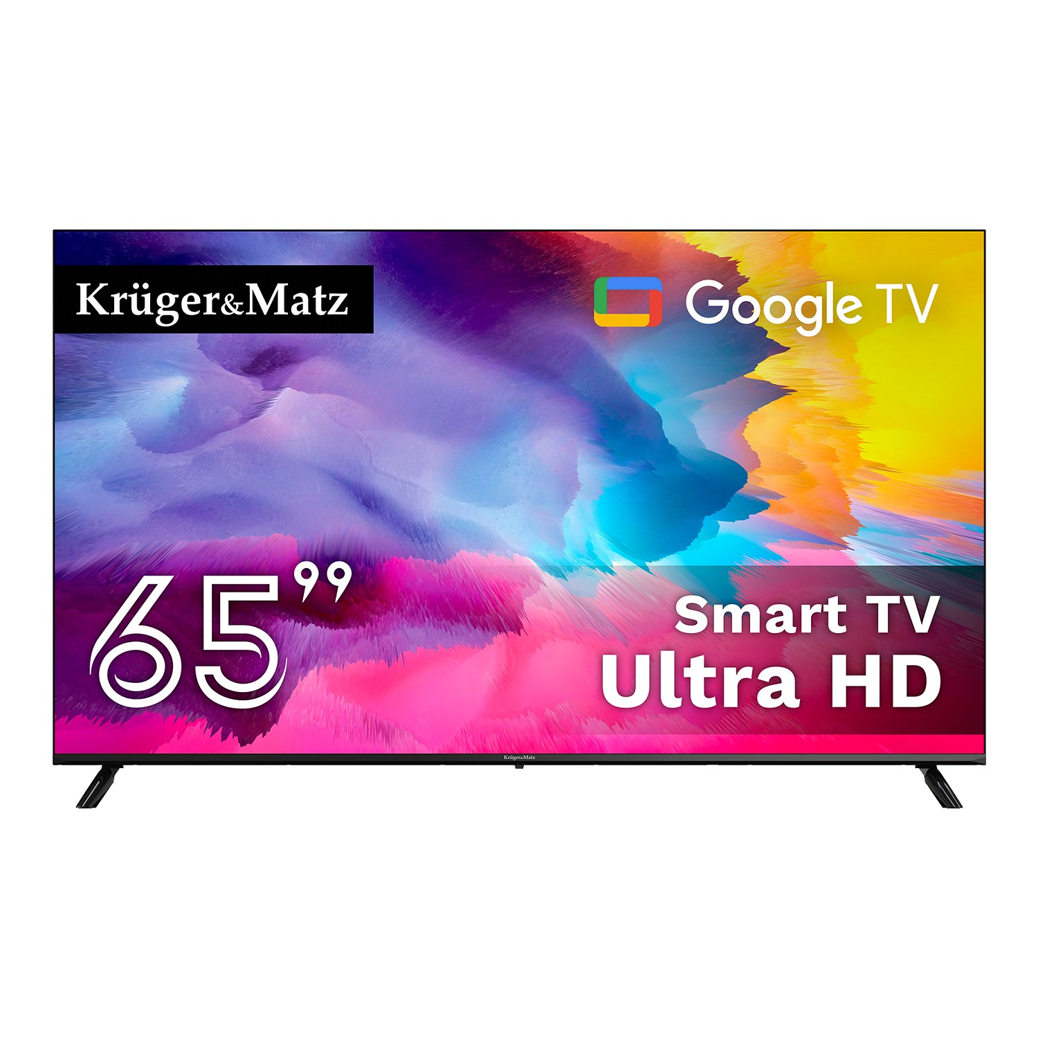 Telewizor Kruger&Matz 65" UHD Google TV  DVB-T2/T/C  H.265  HEVC