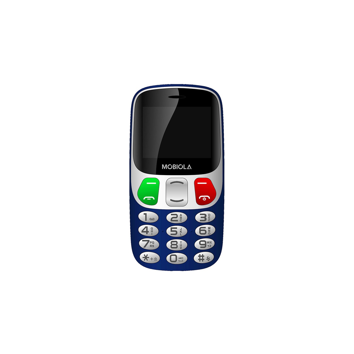 TELEFON GSM MOBIOLA  MB800 NIEBIESKI 2G TELEFON DLA SENIORA