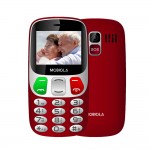 TELEFON GSM MOBIOLA  MB800 CZERWONY 2G TELEFON DLA SENIORA