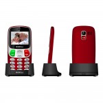 TELEFON GSM MOBIOLA  MB800 CZERWONY 2G TELEFON DLA SENIORA