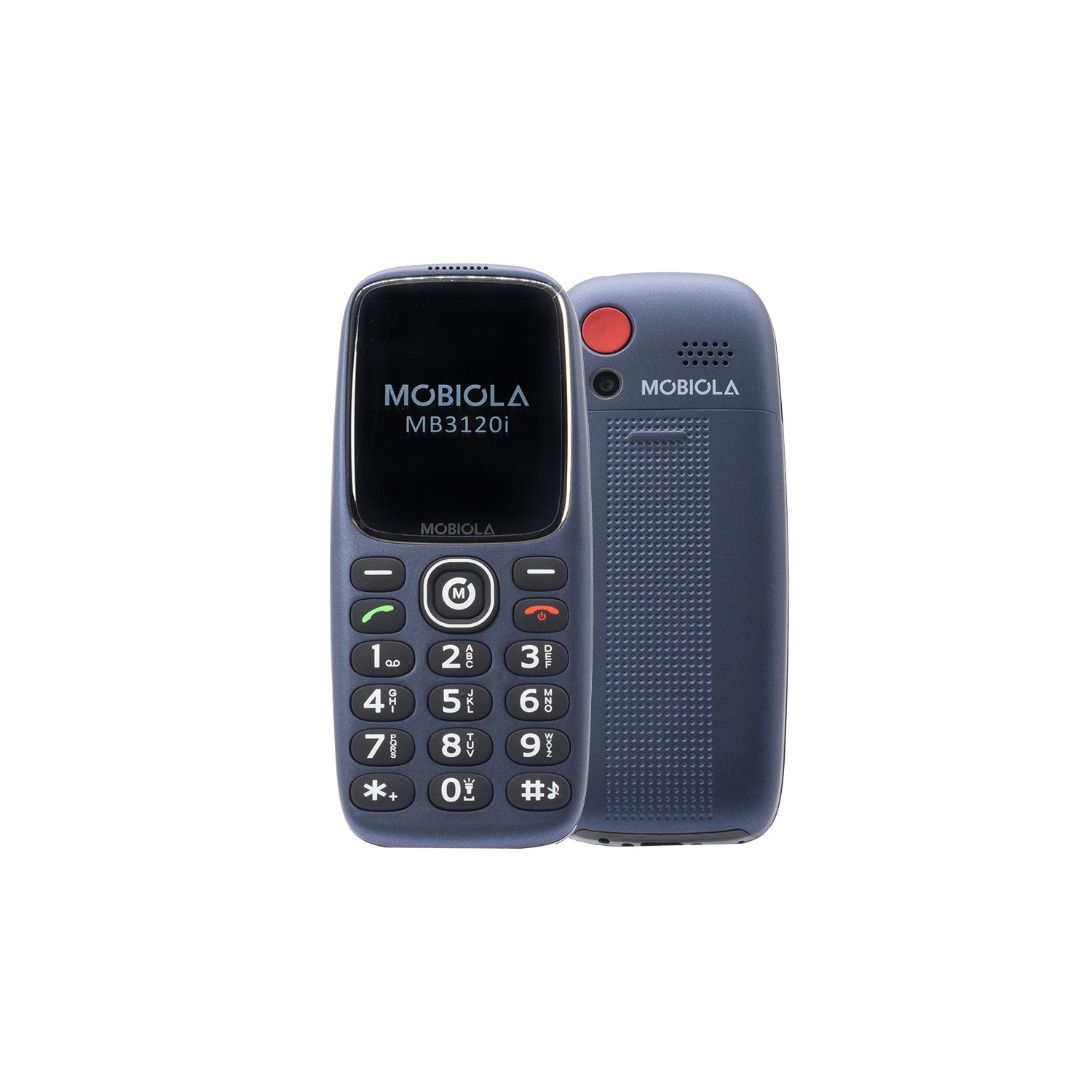 TELEFON GSM MOBIOLA DLA SENIORA MB3120i  2G NIEBIESKI