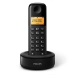 TELEFON BEZPRZEWODOWY PHILIPS ZE STACJĄ ŁADUJĄCĄ CZARNY D1602B/53