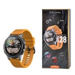 ZEGAREK SPORTOWY SMARTWATCH SENBONO X28 ŻÓŁTY Full HD 360x360, POMIAR SpO2, METALOWA KOPERTA