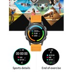 ZEGAREK SPORTOWY SMARTWATCH SENBONO X28 ŻÓŁTY Full HD 360x360, POMIAR SpO2, METALOWA KOPERTA