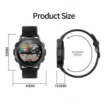 ZEGAREK SPORTOWY SMARTWATCH SENBONO X28 ŻÓŁTY Full HD 360x360, POMIAR SpO2, METALOWA KOPERTA