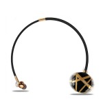 SŁUCHAWKA  BLUETOOTH FINEBLUE DIAMOND DOUSZNE  FL-C7 CZARNE/ZŁOTE KANAŁOWE