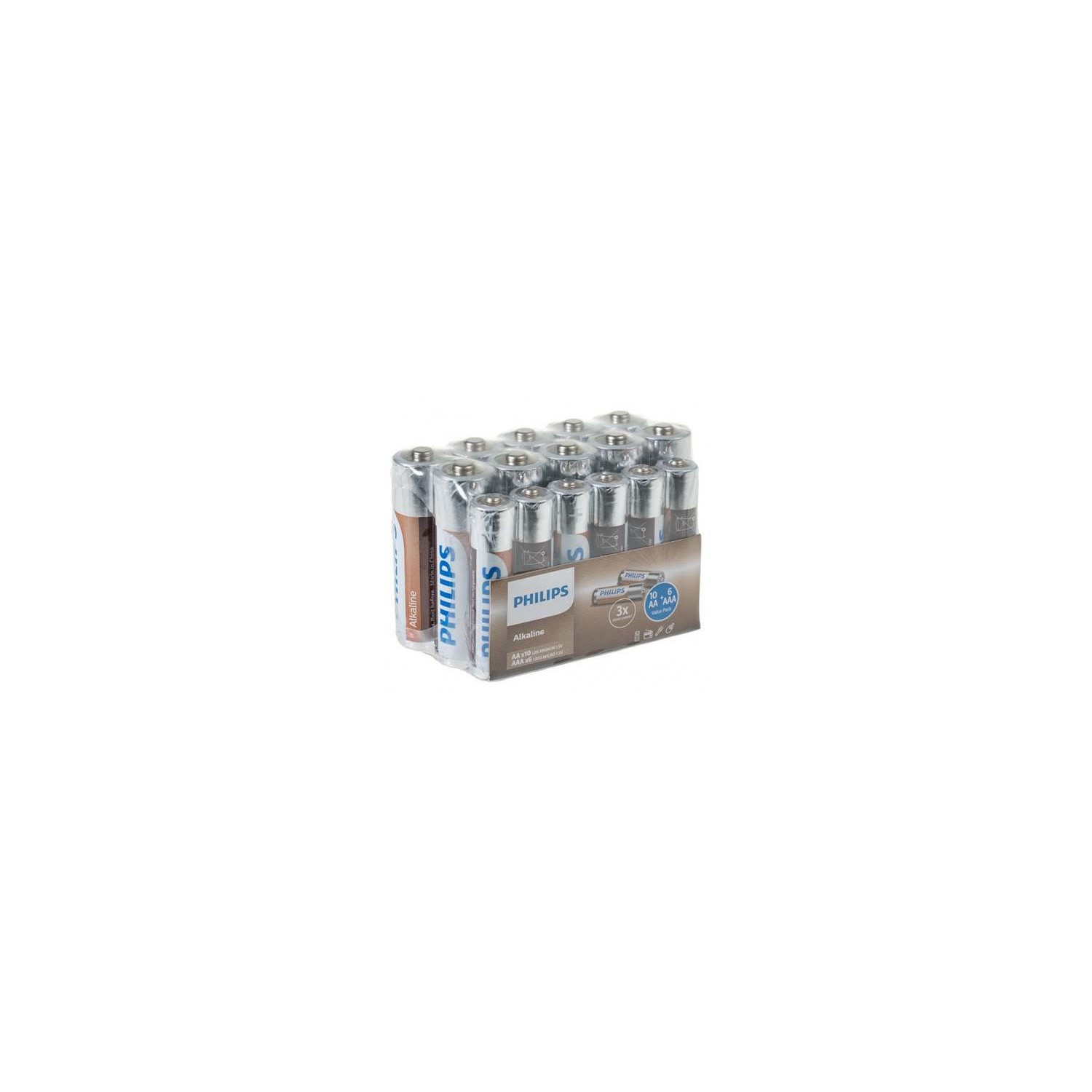 Philips Bateria Alkaliczna 10xAA 6XAAA 16szt Phil-LR036A16F/10