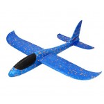 Samolot styropianowy 48cm niebieski