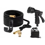 Wąż ogrodowy 15m + pistolet i złączki