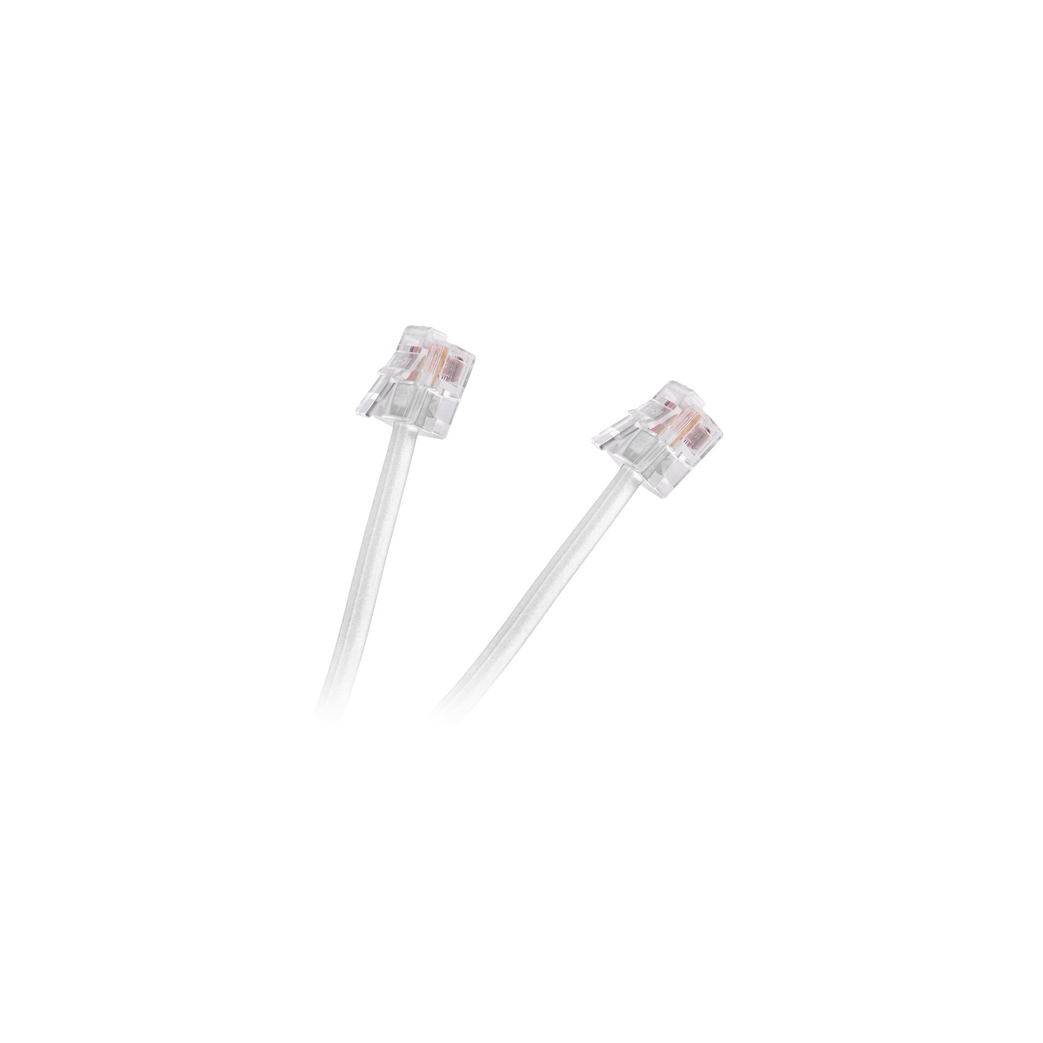 Kabel telefoniczny abonencki 20m biały /1szt/