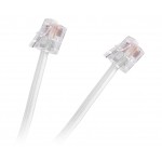 Kabel telefoniczny abonencki 20m biały /1szt/