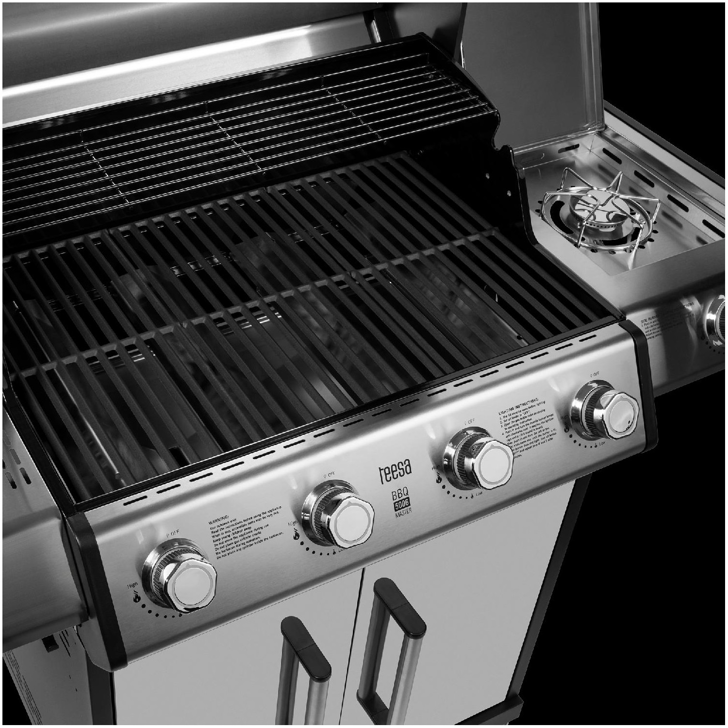 Teesa BBQ 5006 MASTER grill gazowy - 5 palników- miejsce na butlę