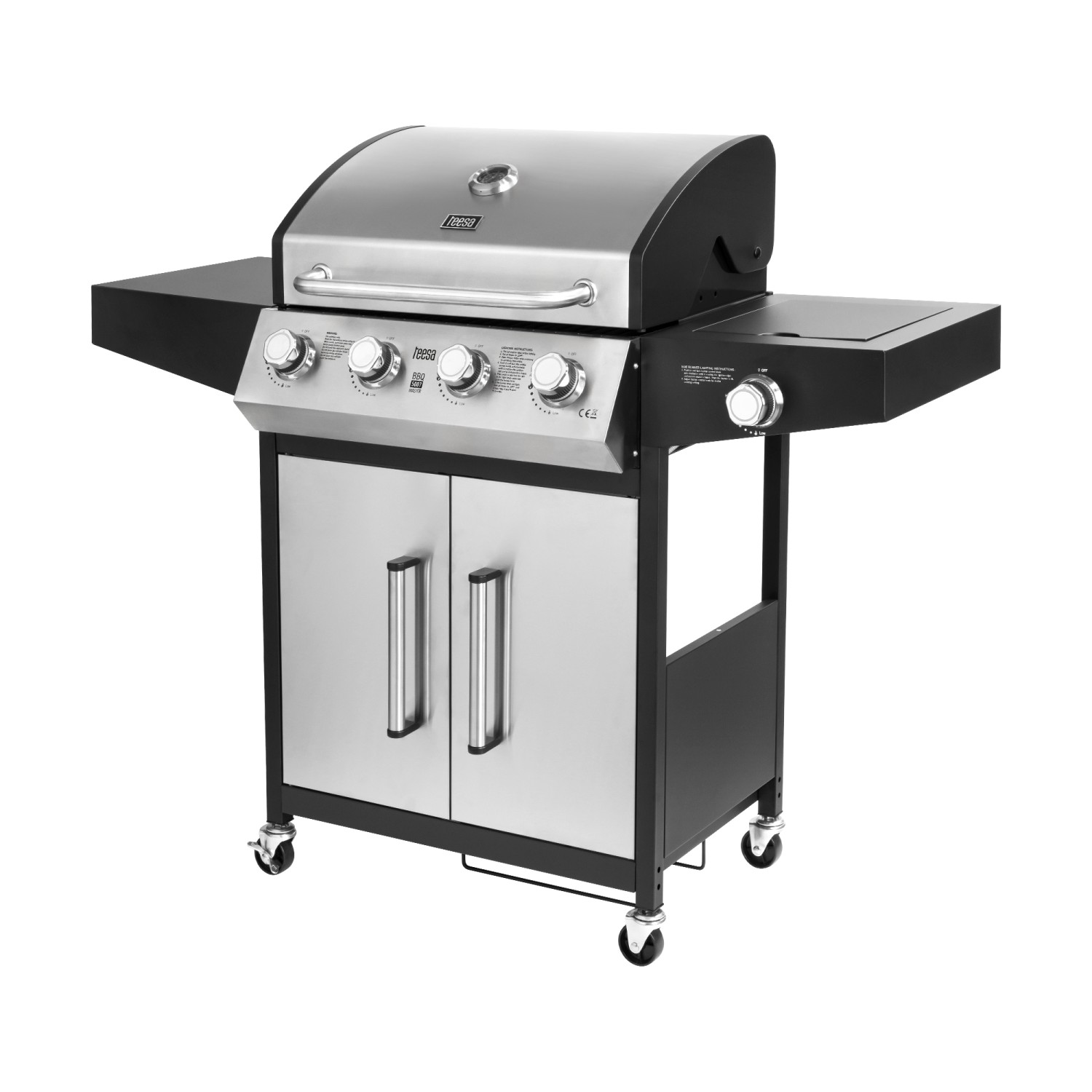 Teesa BBQ 5007  MASTER grill gazowy - 5 palników- miejsce na butlę