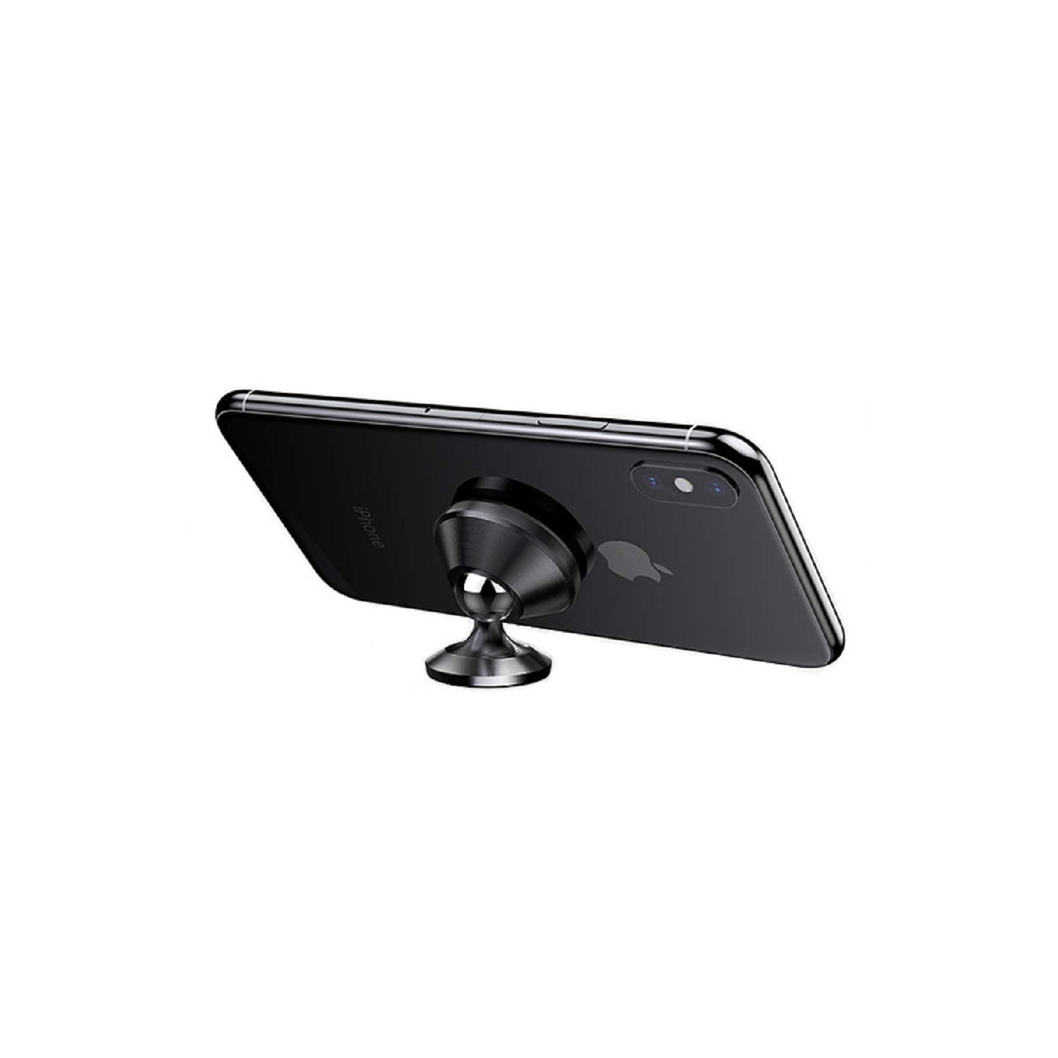 UCHWYT UNIWERSLANY SAMOCHODOWY MAGNETYCZNY PREMIUM BLACK METAL KOKPIT/SZYBA HOLDER