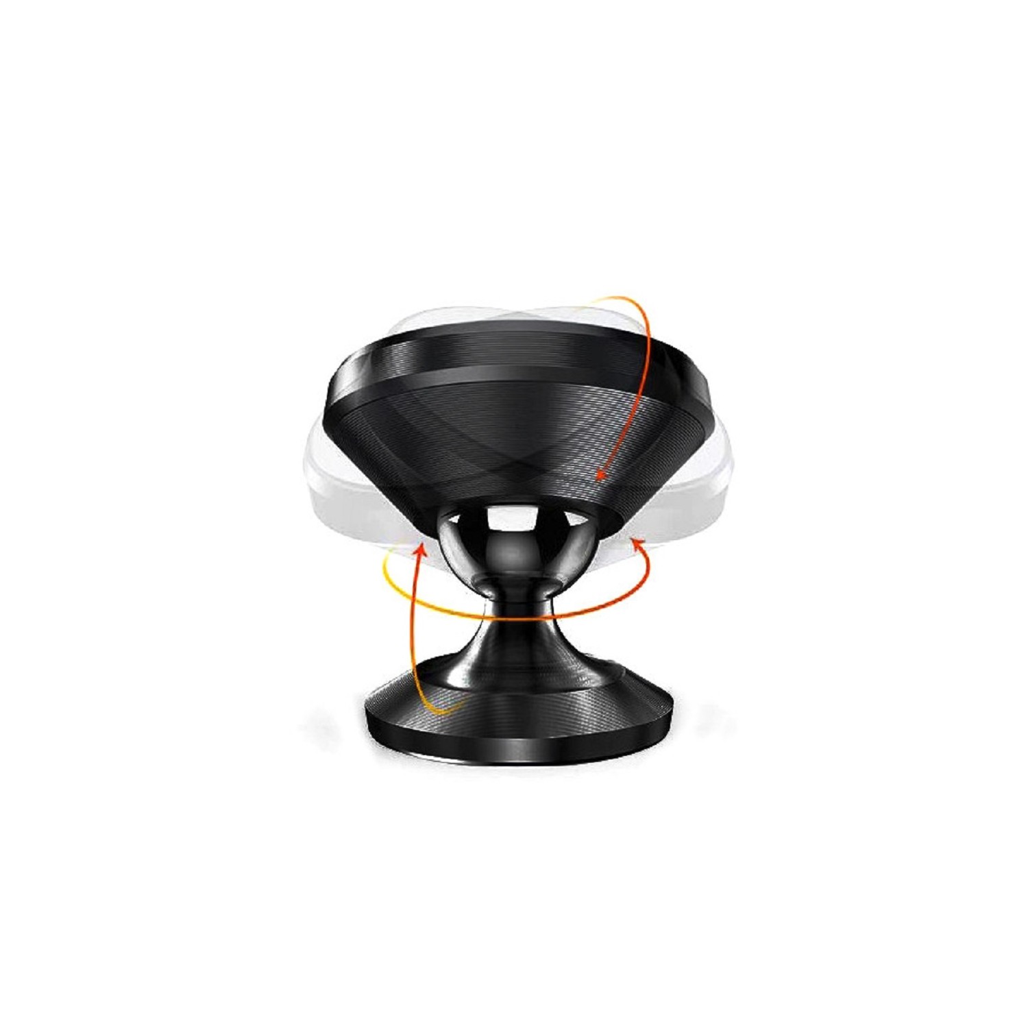 UCHWYT UNIWERSLANY SAMOCHODOWY MAGNETYCZNY PREMIUM BLACK METAL KOKPIT/SZYBA HOLDER