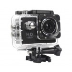 Kamera sportowa 1080p czarna wodoszczelna zestaw