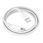 Kabel USB typu C - Lightning REBEL 100cm 1m biały