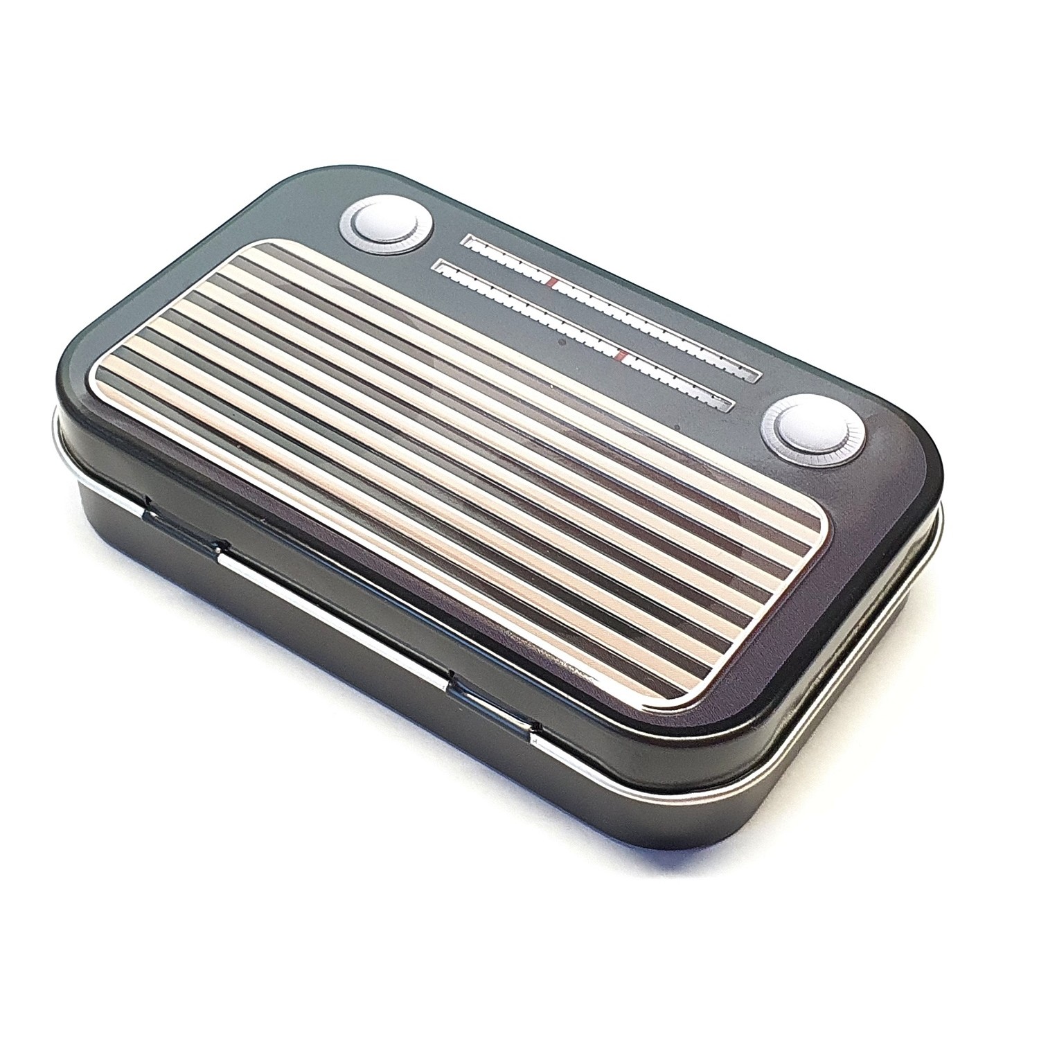 Pudełko metalowe etui na kluczyki retro radio 91587003491000000075