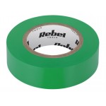 Taśma izolacyjna klejąca REBEL NAR0427 (0,13mm x 19mm x 10yd) UV zielona 1szt