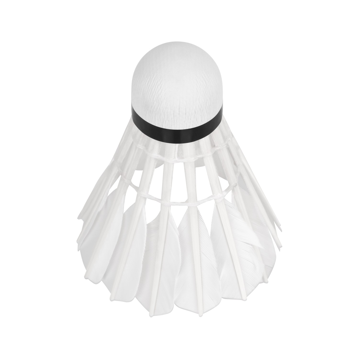 Lotki piórowe do badmintona  z pierza gęsiego, tuba 6szt, REBEL ACTIVE