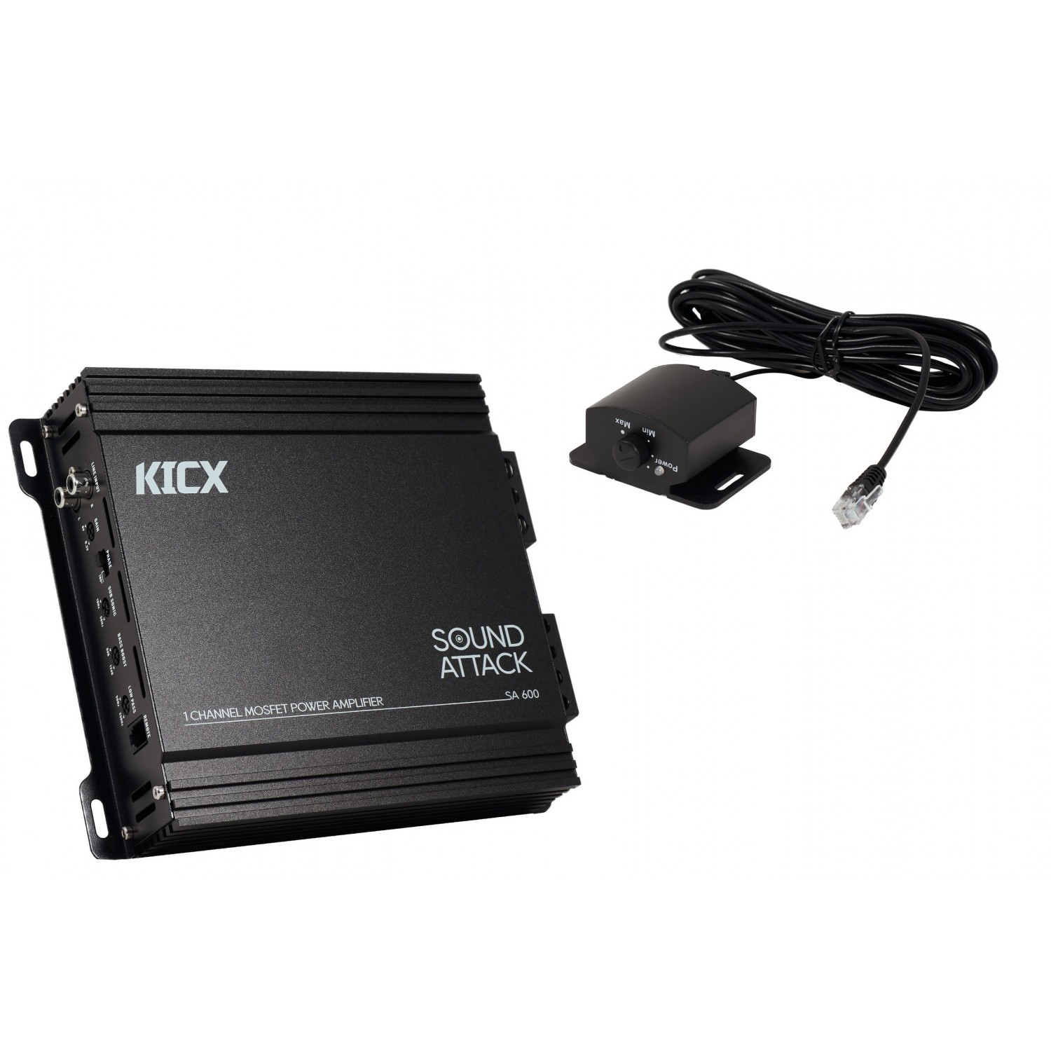 Wzmacniacz KICX SA 600 samochodowy car audio 600W RMS 1CH