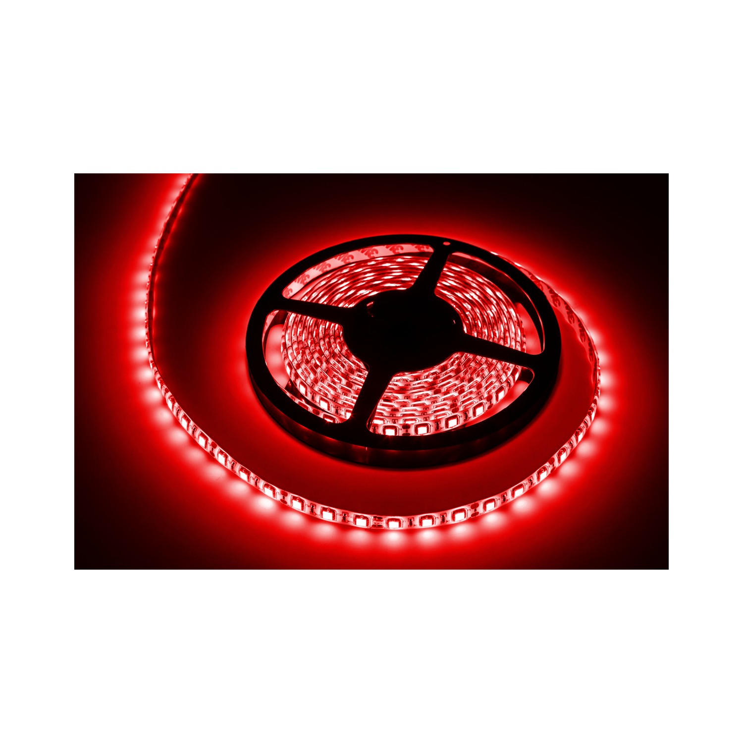 Sznur diodowy 5m Rebel (300x5050) czerwony, wodoodporny 12V