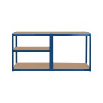 Regał metalowy magazynowy 180x90x40 niebieski  Rebel