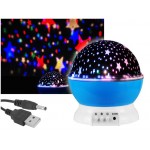 Lampka nocna projektor gwiazd wielokolorowy M261