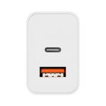 Ładowarka sieciowa Kruger&Matz GaN dual USB z funkcją Power Delivery i Quic