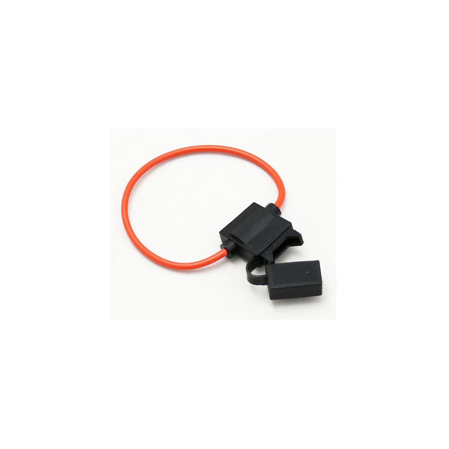 OPRAWA BEZPIECZNIKA ATC Z OSŁONĄ HERMETYCZNĄ NA KABLU 2,5mm CZERWONYM WS-2 0092/250