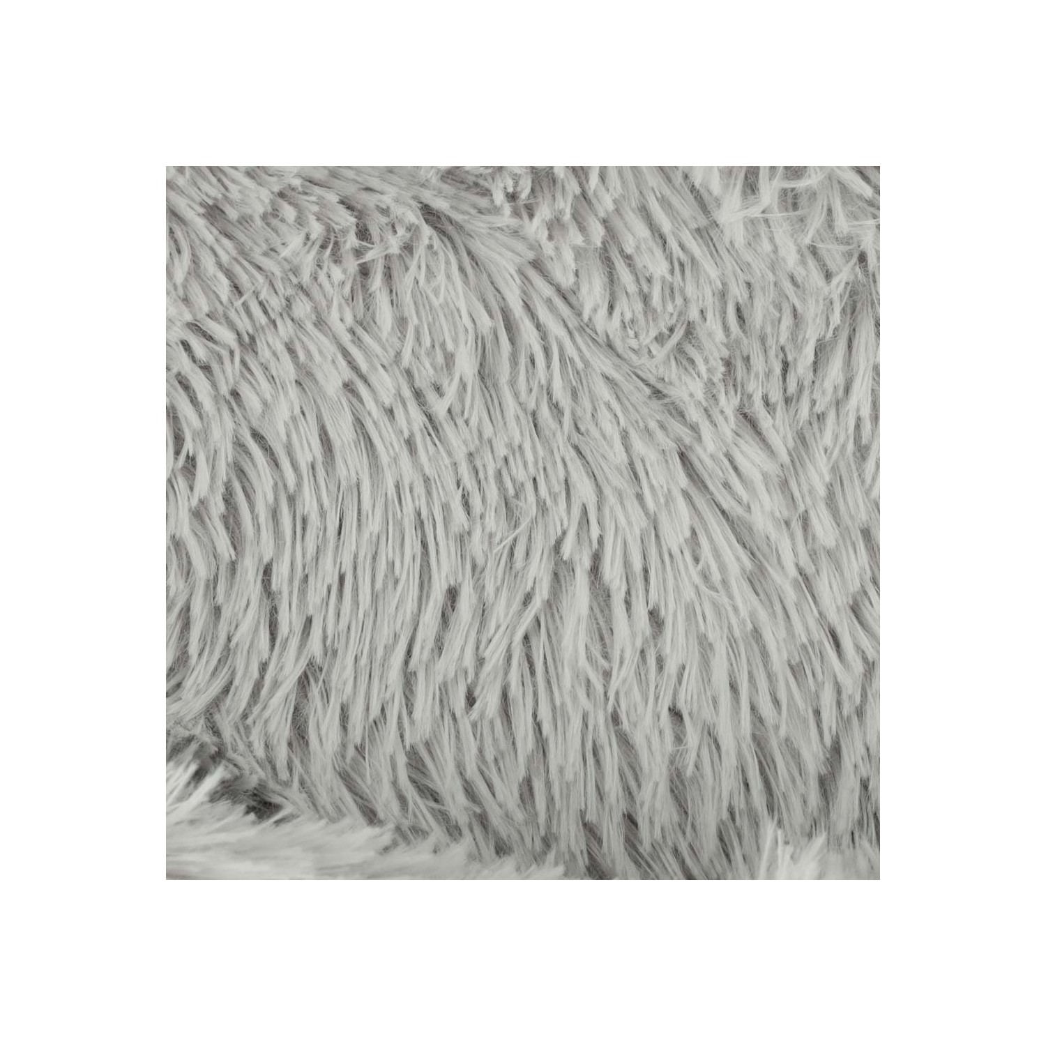 Legowisko dla psa kota poduszka pluszowa 60cm jasny szary