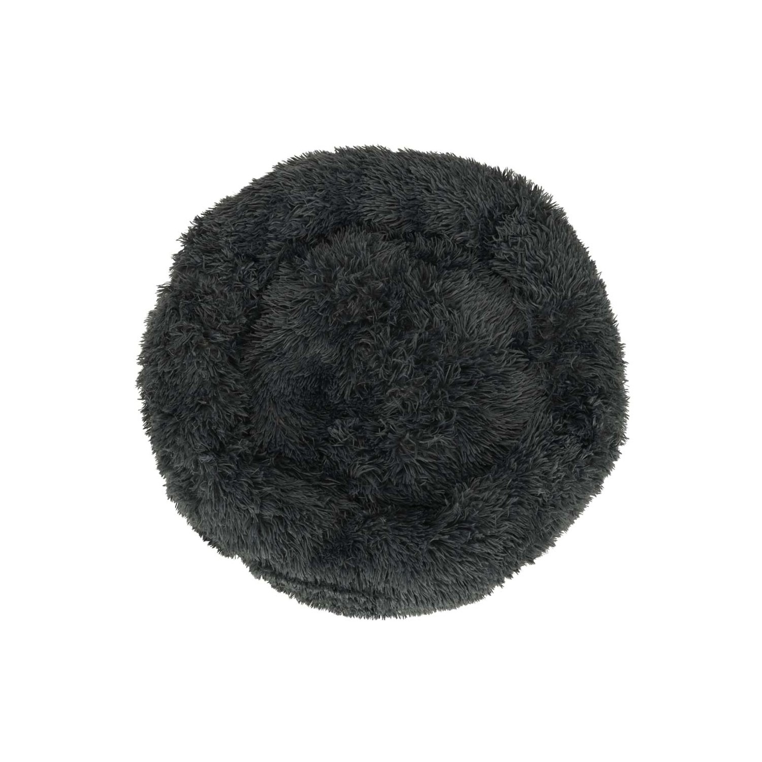 Legowisko dla psa kota poduszka pluszowa 60cm ciemny szary