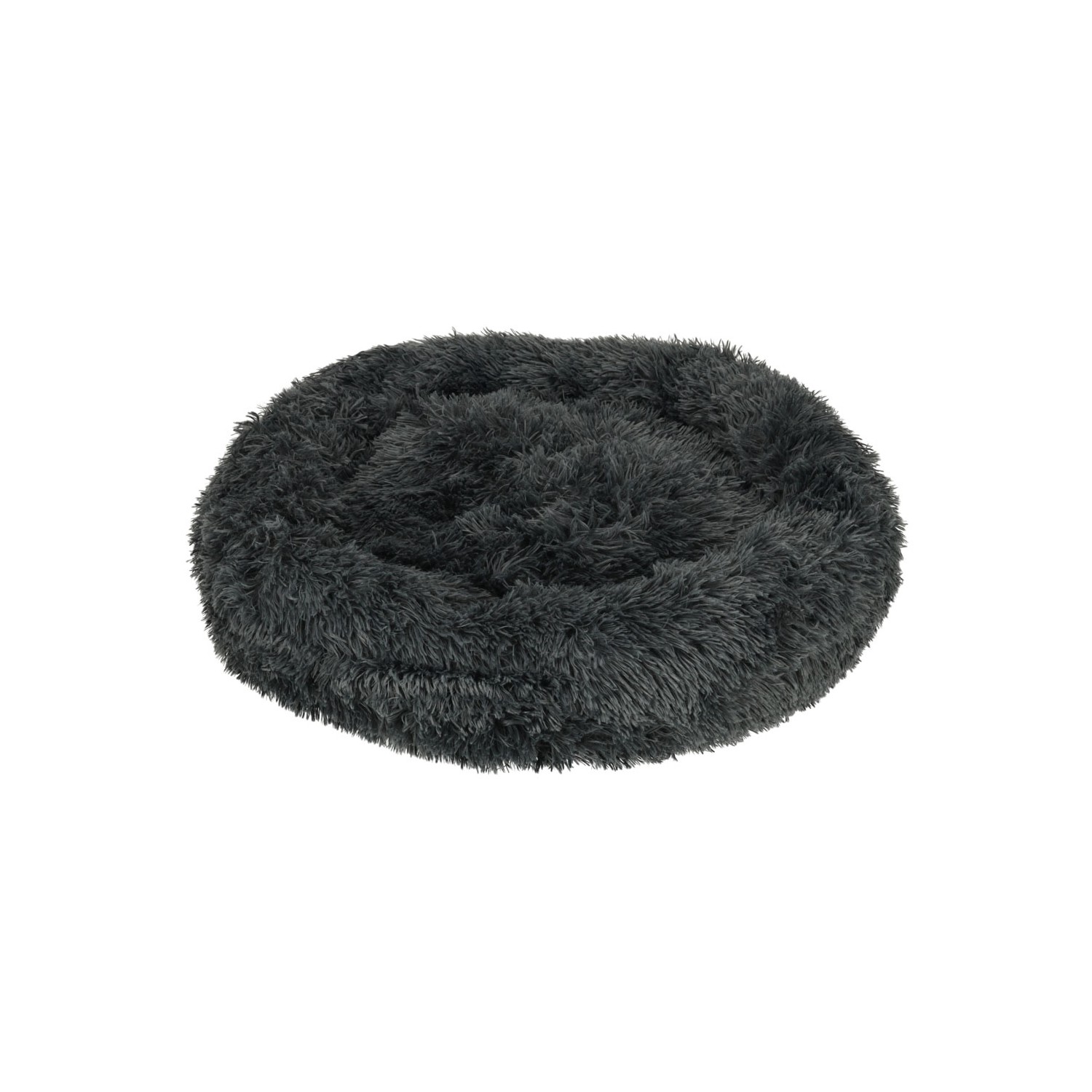 Legowisko dla psa kota poduszka pluszowa 60cm ciemny szary