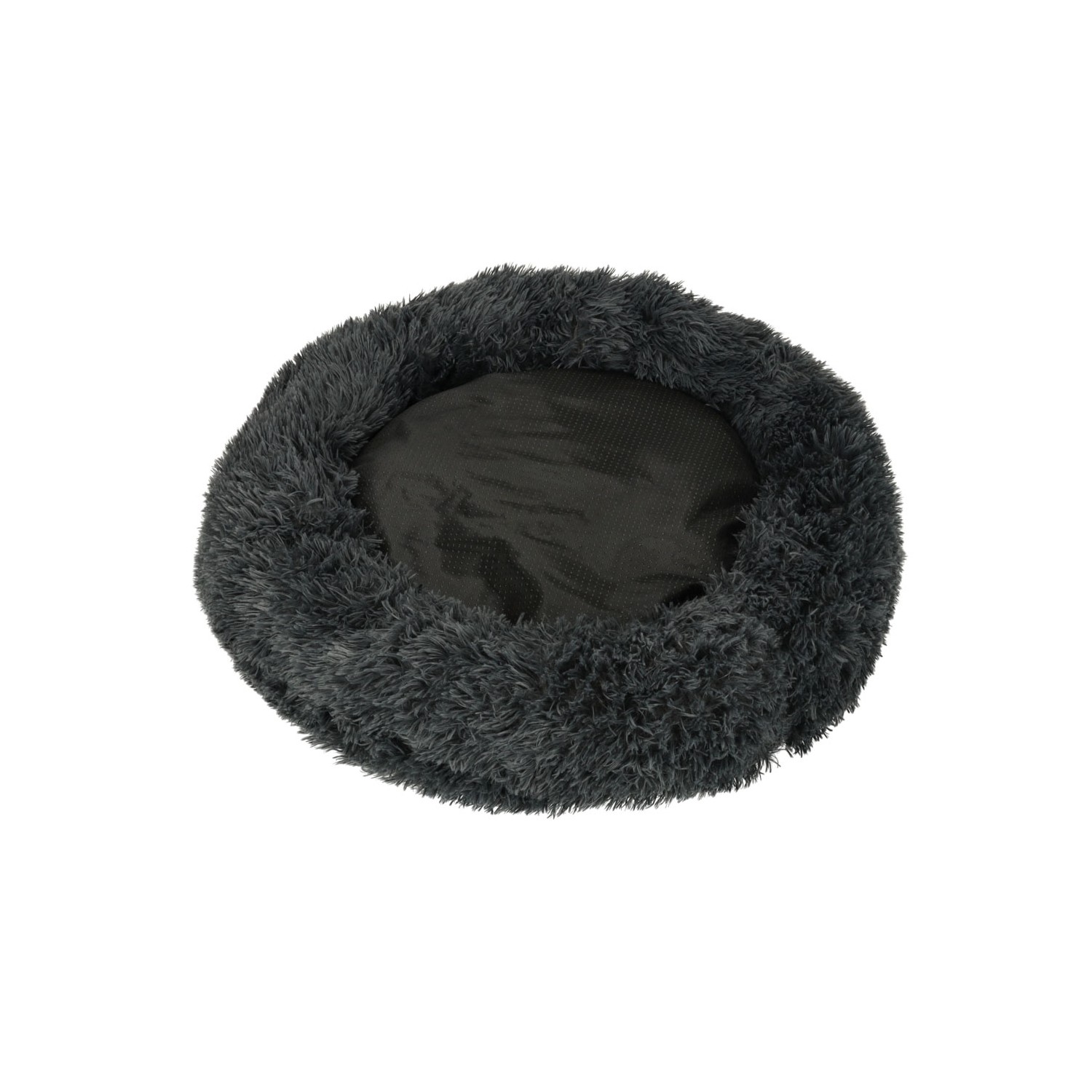 Legowisko dla psa kota poduszka pluszowa 60cm ciemny szary