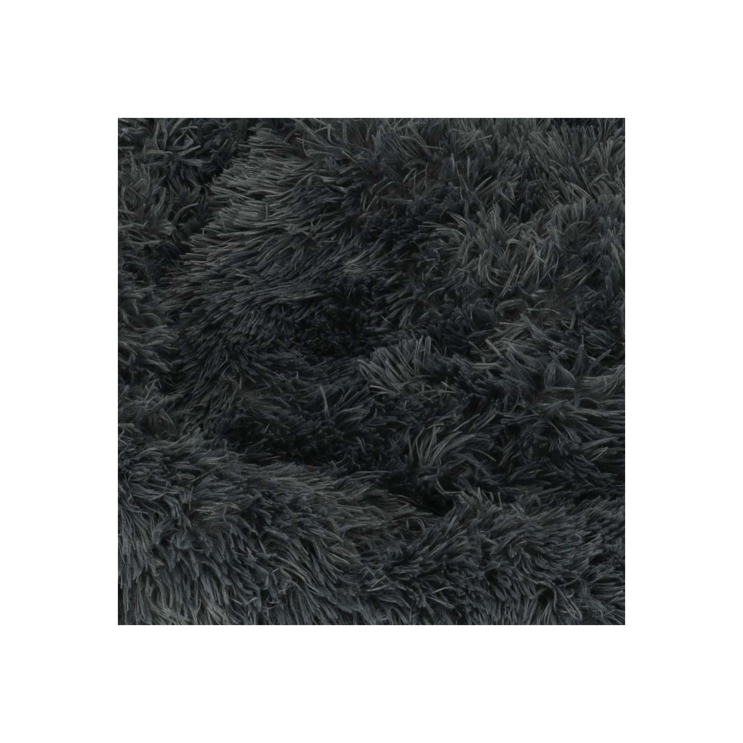 Legowisko dla psa kota poduszka pluszowa 60cm ciemny szary