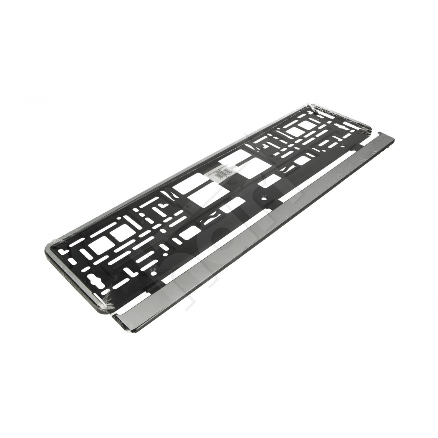 RAMKA TABLICY REJESTRACYJNEJ SREBRNA