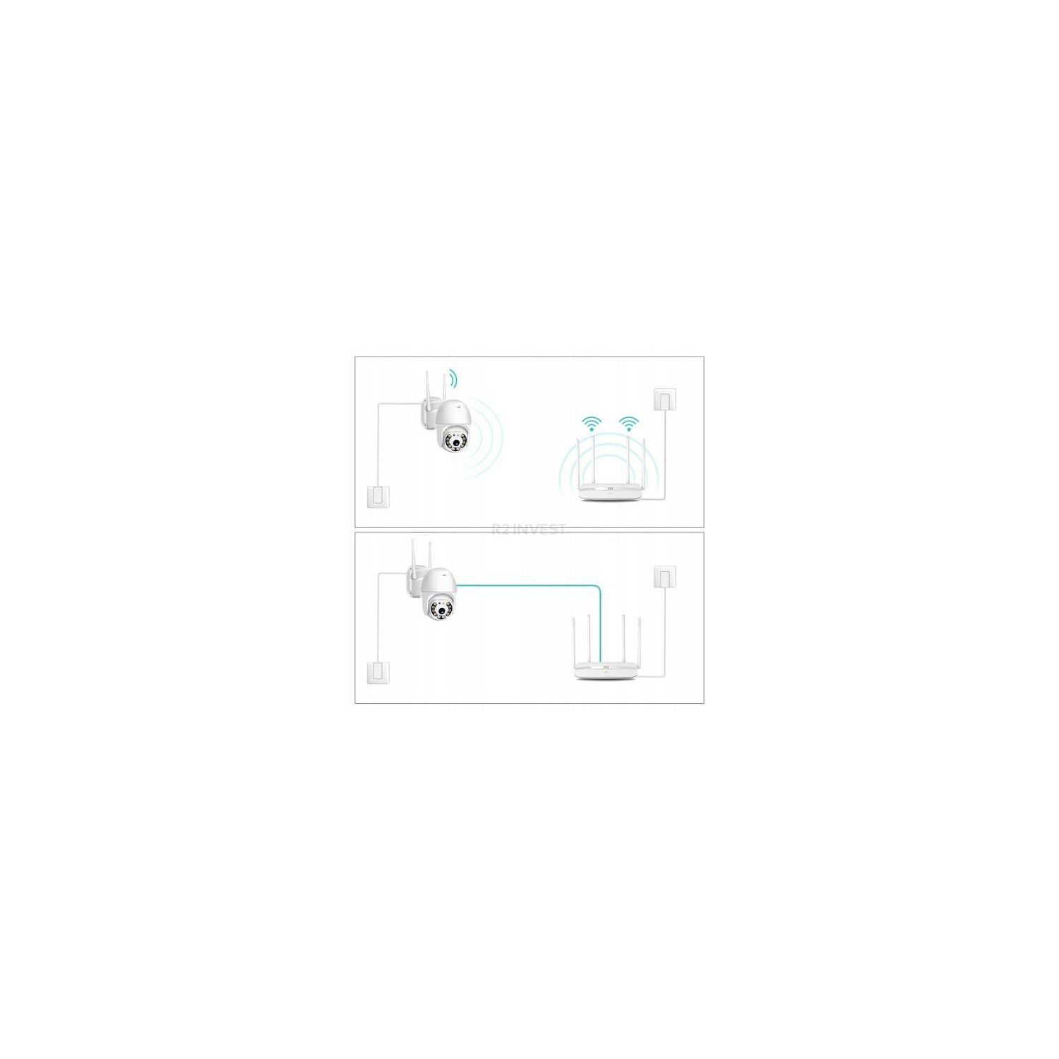 Kamera zewnętrzna IP 1920x1080P/2MPx