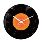 Zegar dekoracyjny w kształcie płyty winylowej styl retro nowoczesne wydanie vinyl ścienny