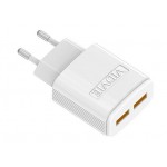 Ładowarka sieciowa dual USB + kabel Typu C 2400 mA VIDVIE
