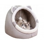 Domek Legowisko dla Kota Psa Budka Kojec z Uszami Poduszka 31*27*27 cm