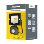 Reflektor led  10W Rebel z sensorem zmierzchu i ruchu, 6500K,  230V